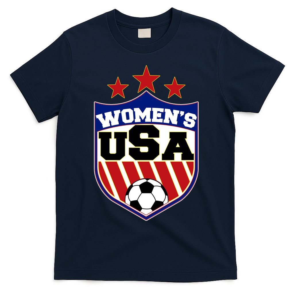 Womens Soccer USA Emblem T-Shirt