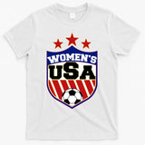 Womens Soccer USA Emblem T-Shirt