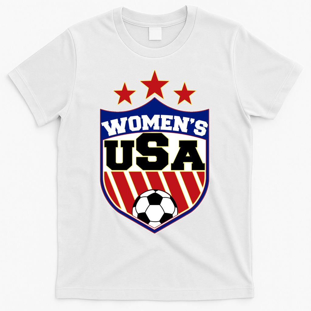 Womens Soccer USA Emblem T-Shirt
