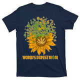 World's Dopest Mom Sunflower T-Shirt