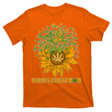 World's Dopest Mom Sunflower T-Shirt