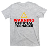 Warning Official Teenager 13th Birthday T-Shirt