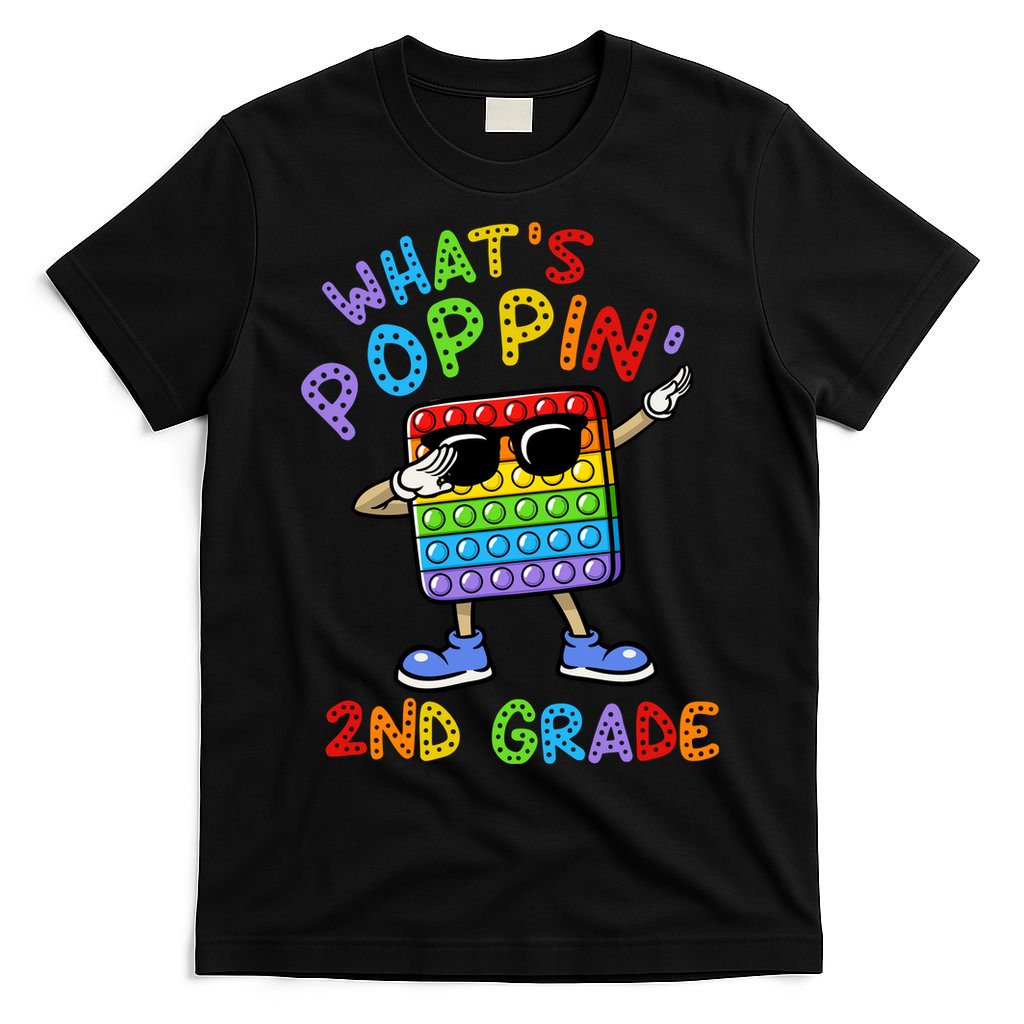 Whats Poppin 2nd Grade Back To School T-Shirt