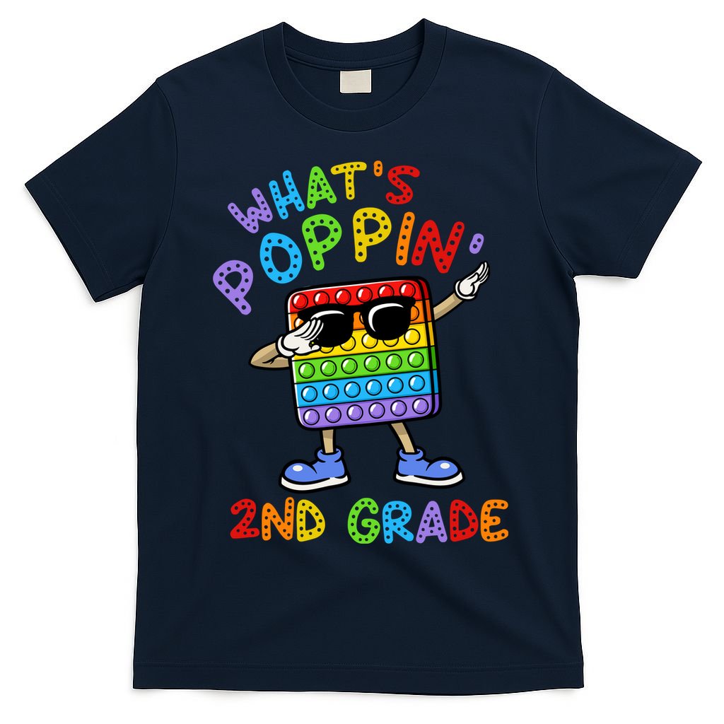 Whats Poppin 2nd Grade Back To School T-Shirt
