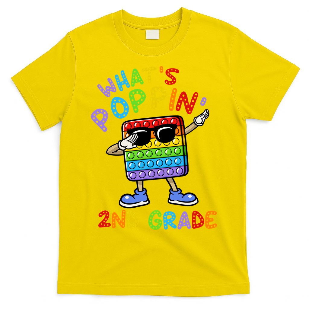 Whats Poppin 2nd Grade Back To School T-Shirt