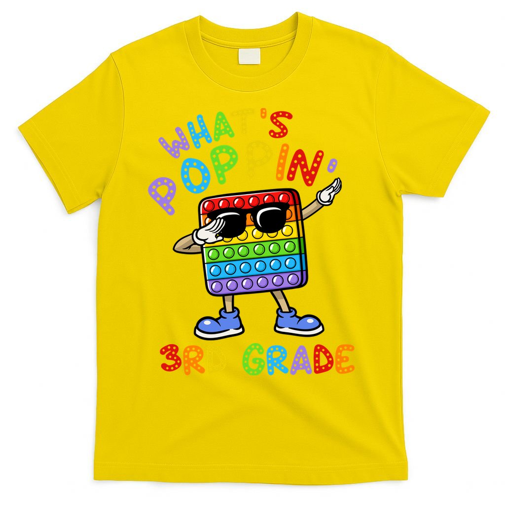 Whats Poppin 3rd Grade Back To School T-Shirt