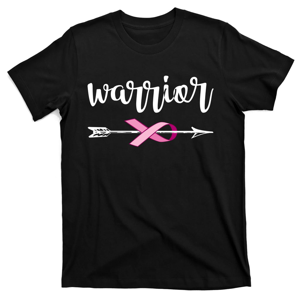Warrior Ribbon Breast Cancer Awareness T-Shirt