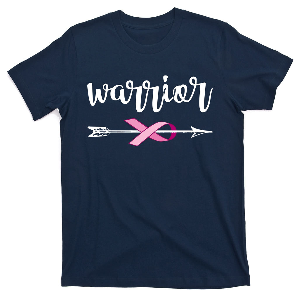 Warrior Ribbon Breast Cancer Awareness T-Shirt