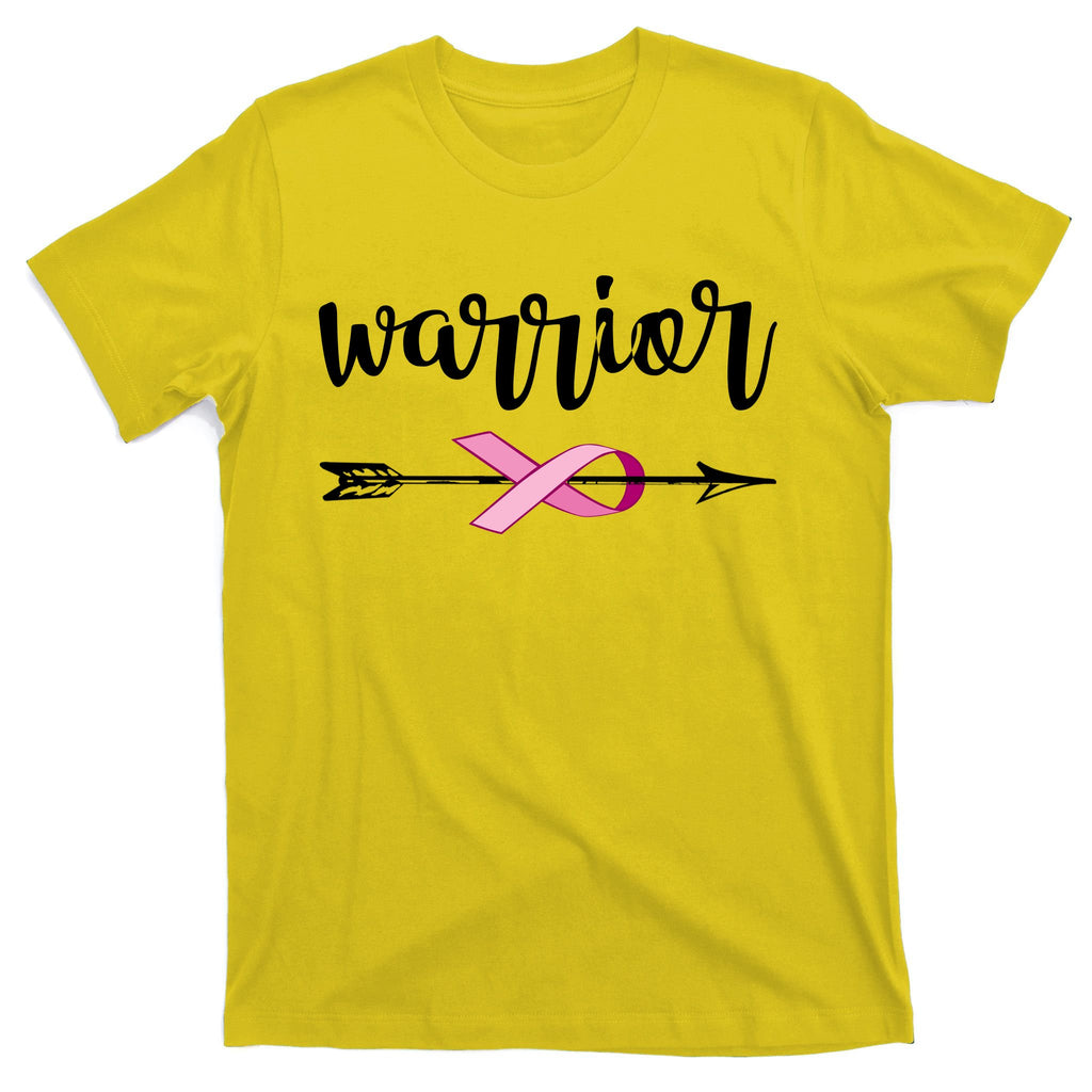 Warrior Ribbon Breast Cancer Awareness T-Shirt