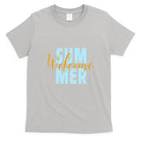 Welcome Summer | Beach Graphic Tops Summer Vacation T-Shirt