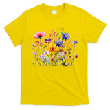 Wildflower Summer Flowers Blooming Floral Graphic T-Shirt