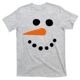 Winter Snowman Snow Face T-Shirt