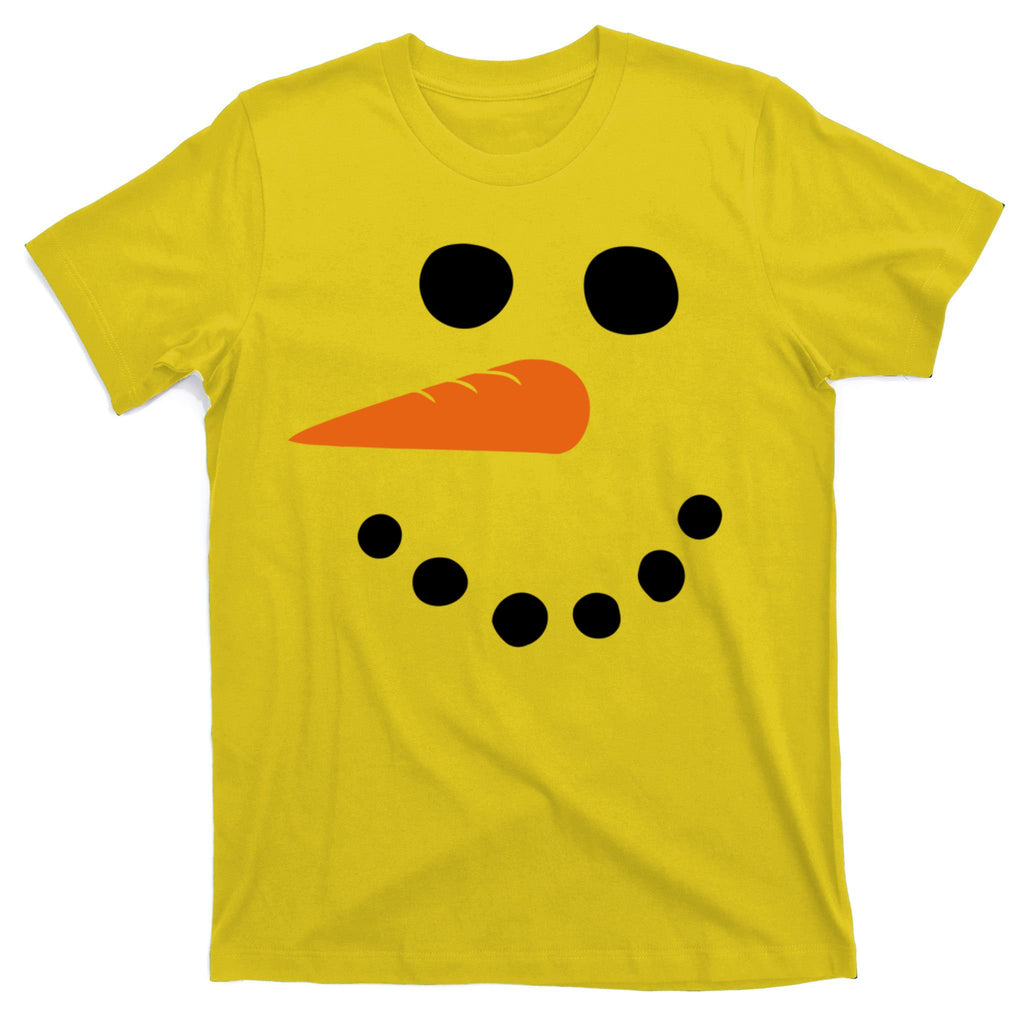 Winter Snowman Snow Face T-Shirt