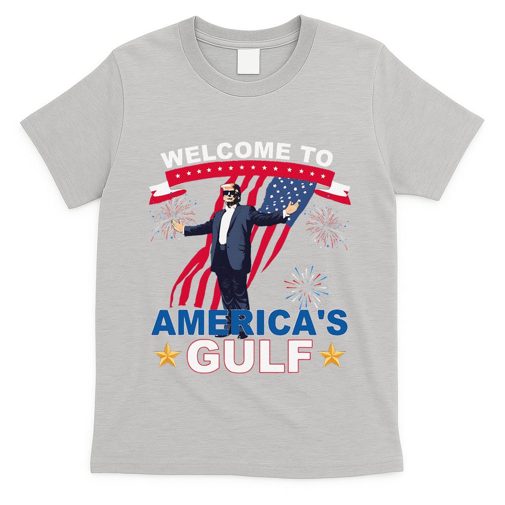Welcome To AmericaS Gulf Mexico Funny President Trump T-Shirt