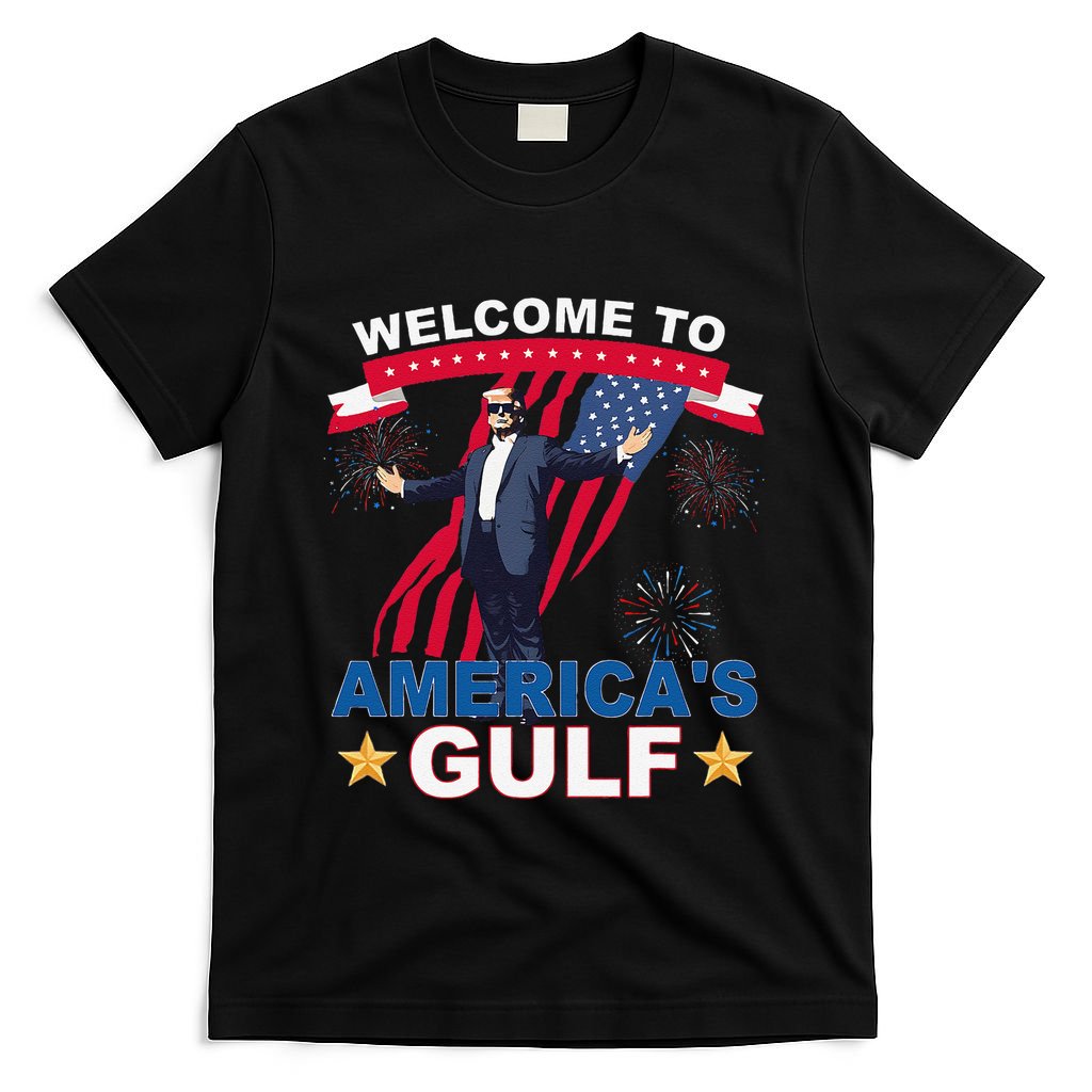 Welcome To AmericaS Gulf Mexico Funny President Trump T-Shirt