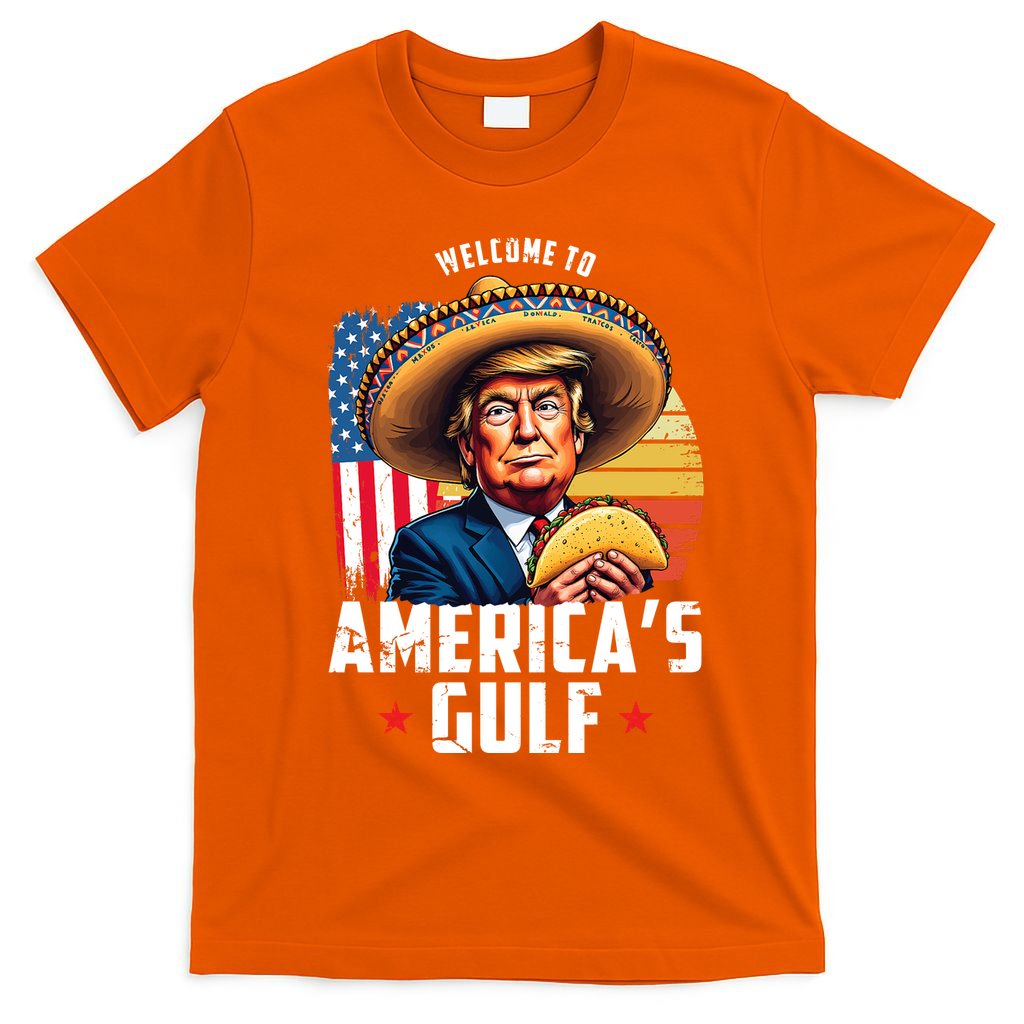Welcome To Americas Gulf Funny Donald Trump T-Shirt