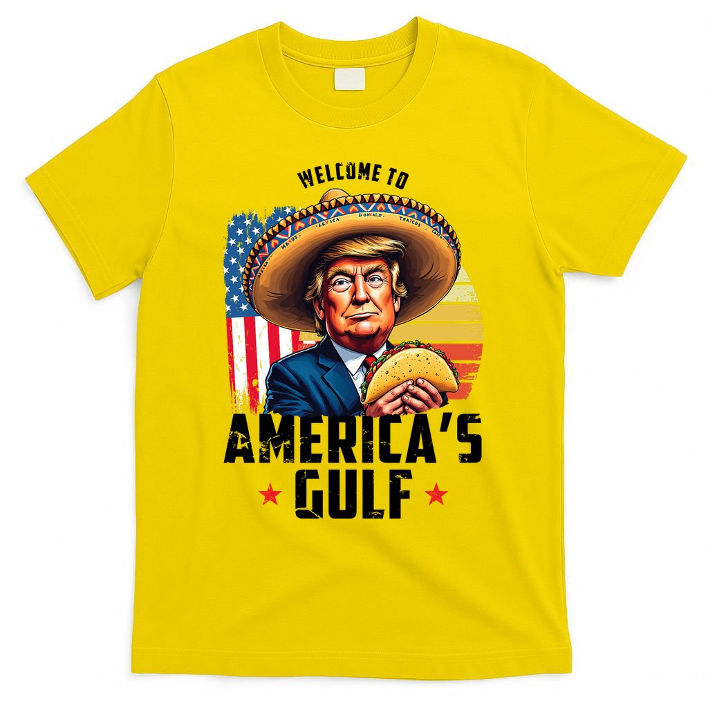 Welcome To Americas Gulf Funny Donald Trump T-Shirt