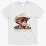 Western Trump Cowboy We Won American Flag Cowboy Hat T-Shirt