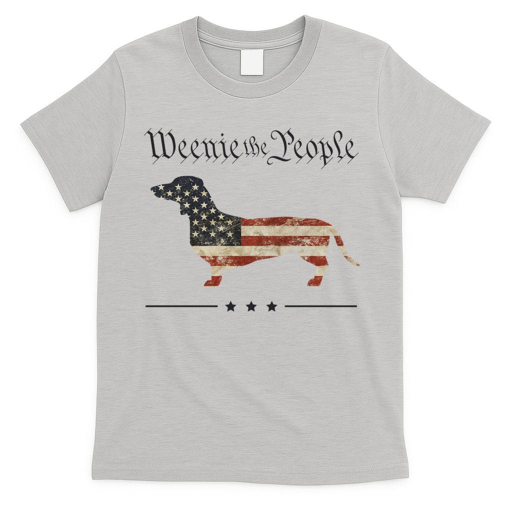 Weenie The People Funny Dachshund 4th Of July USA T-Shirt