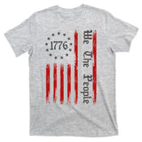 We The People 1776 Distressed USA American Flag T-Shirt