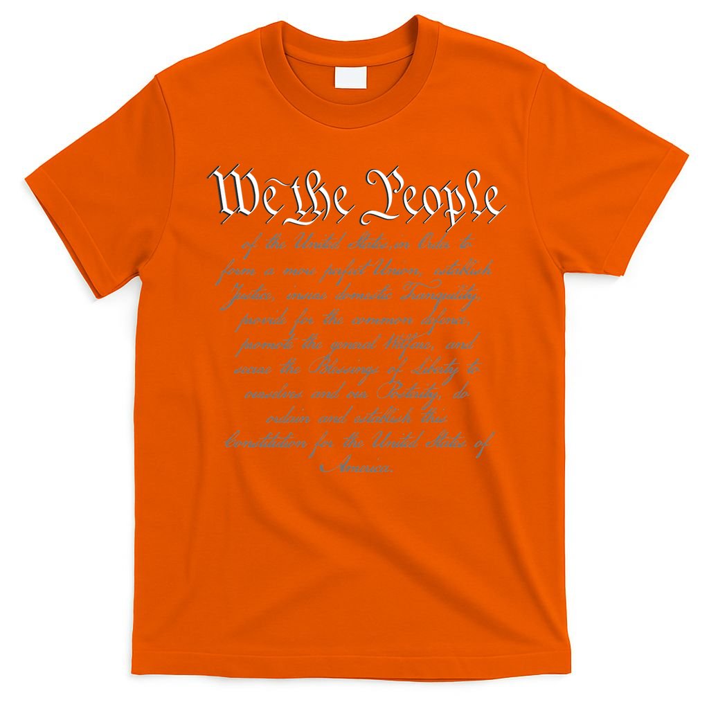 We The People US Constitution 4th Of July Patriotic T-Shirt