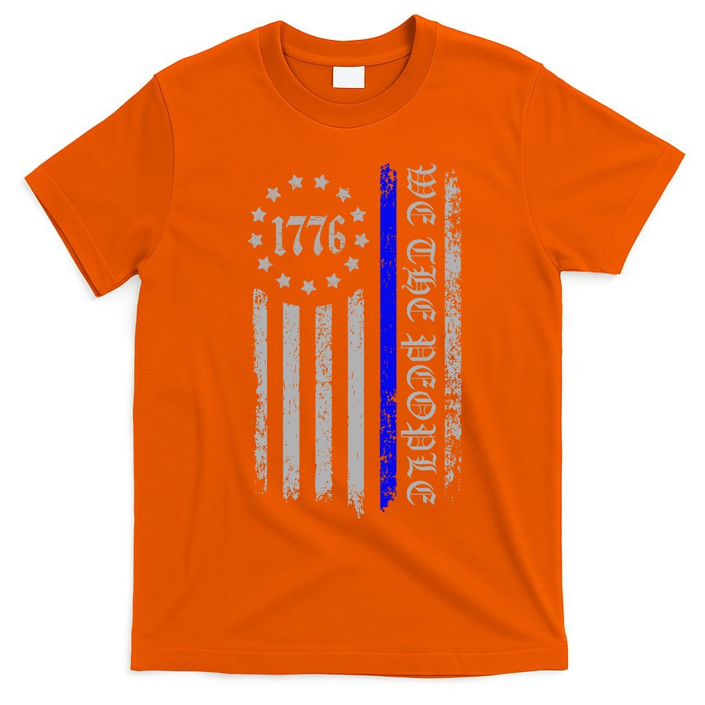 We The People Thin Blue Line Betsy Rose 1776 T-Shirt