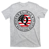 WWG1WGA Qanon Flag Emblem T-Shirt