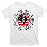 WWG1WGA Qanon Flag Emblem T-Shirt
