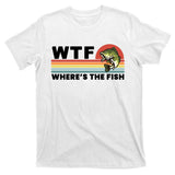 WTF Where's The Fish Funny Fisherman T-Shirt
