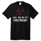 Will You Be My Girlfriend Valentine Tall T-Shirt