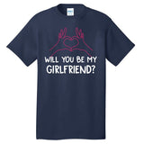 Will You Be My Girlfriend Valentine Tall T-Shirt