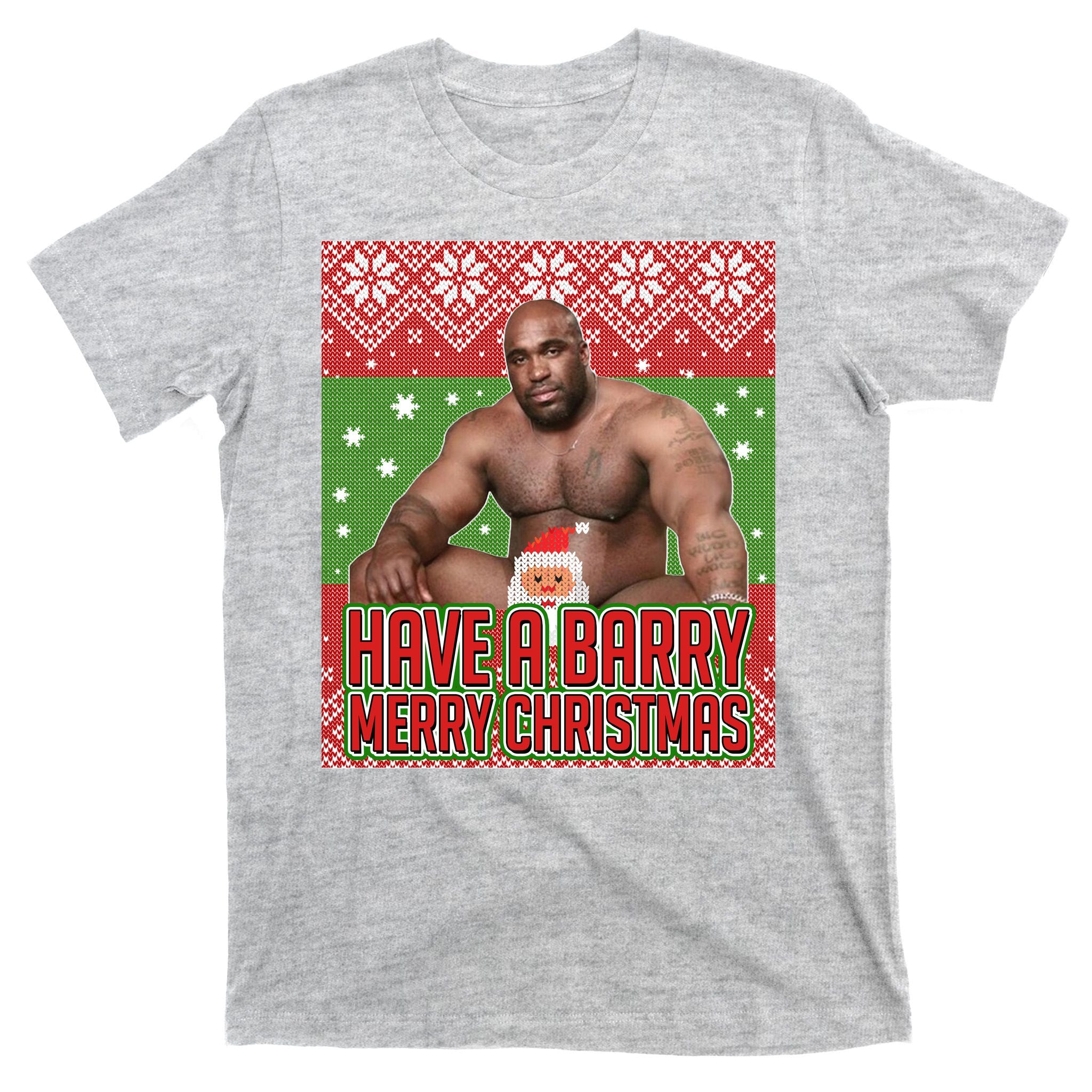 X-Mas Christmas Have A Barry Merry Christmas Ugly Sweater T-Shirt