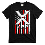 XRP Cryptocurrency USA American Flag T-Shirt
