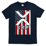 XRP Cryptocurrency USA American Flag T-Shirt