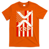 XRP Cryptocurrency USA American Flag T-Shirt
