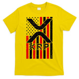 XRP Cryptocurrency USA American Flag T-Shirt