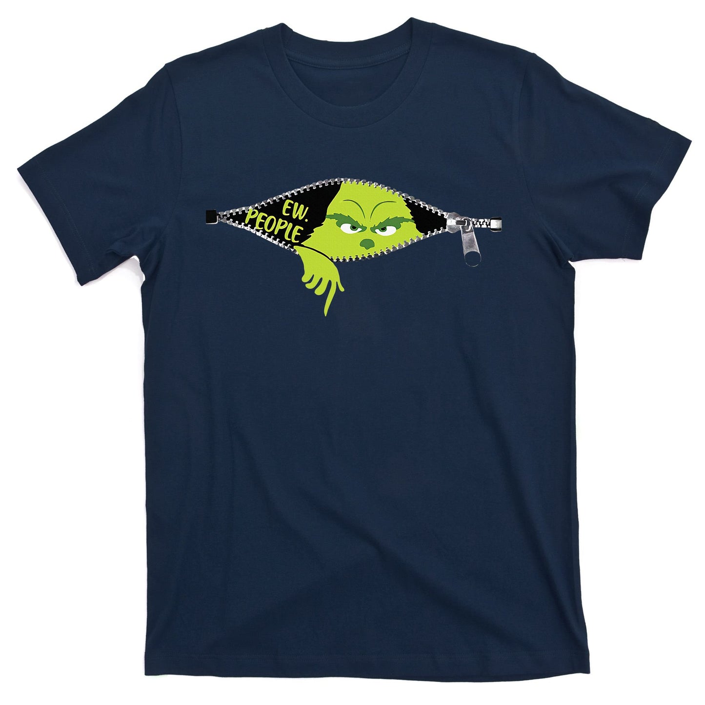 Xmas Green Color Saying Ew People Christmas T-Shirt