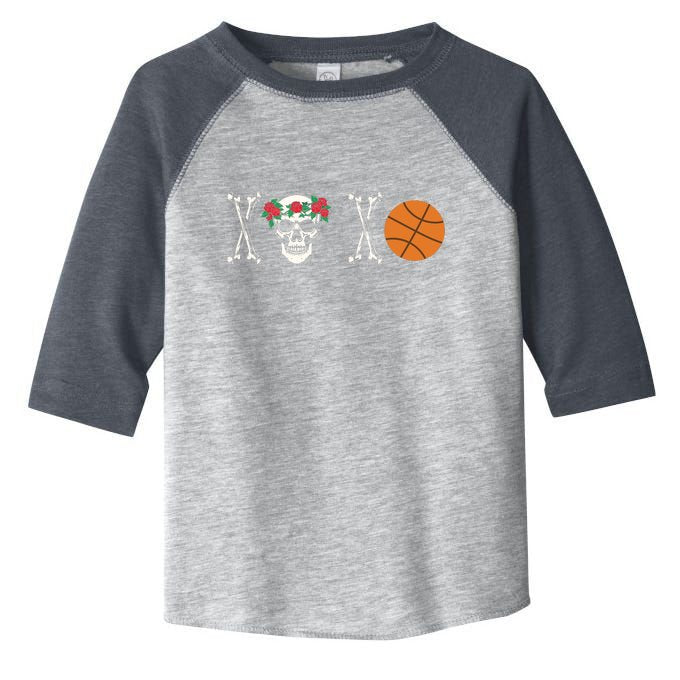 XOXO Skeleton Basketball Valentine Gift For Valentine Day Toddler Fine Jersey T-Shirt