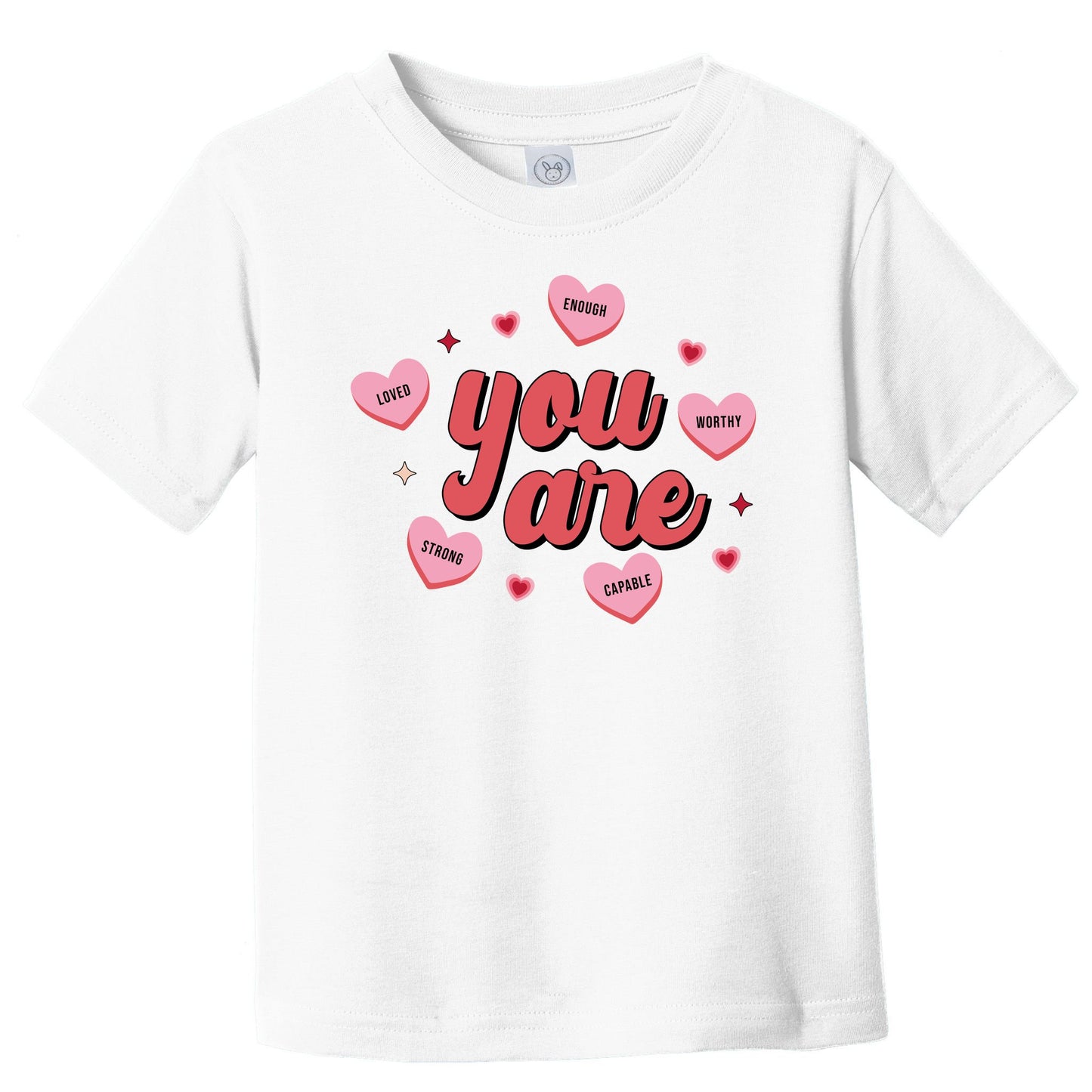You Are Self Love Hearts Toddler T-Shirt
