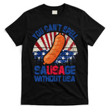You Can't Spell Sausage Without USA, Funny 4th Of July T-Shirt