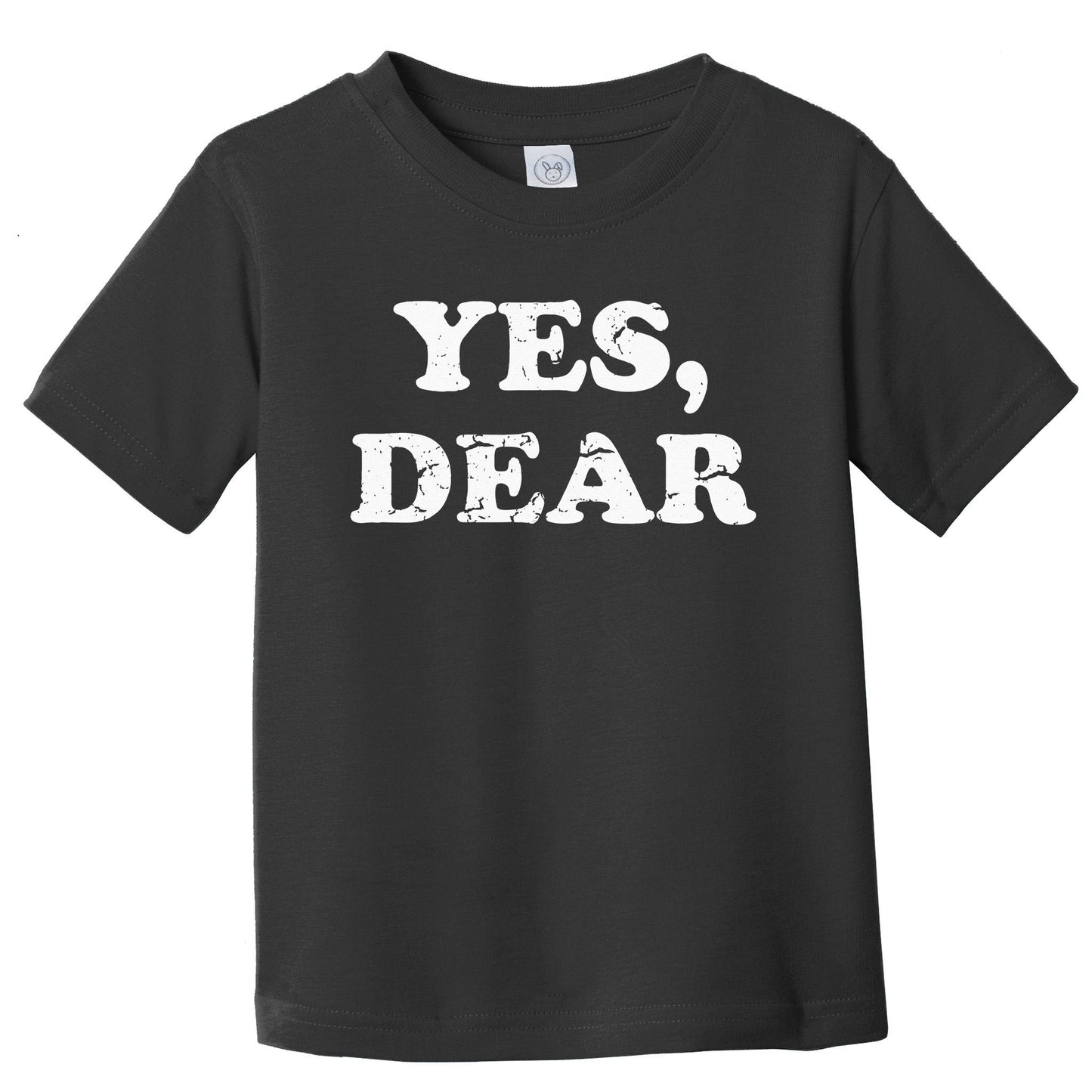 Yes Dear Funny Husband Wife Matching Wedding Valentine Toddler T-Shirt