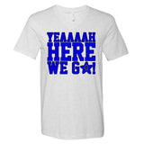 Yeah Here We Go Dallas Football Sport V-Neck T-Shirt