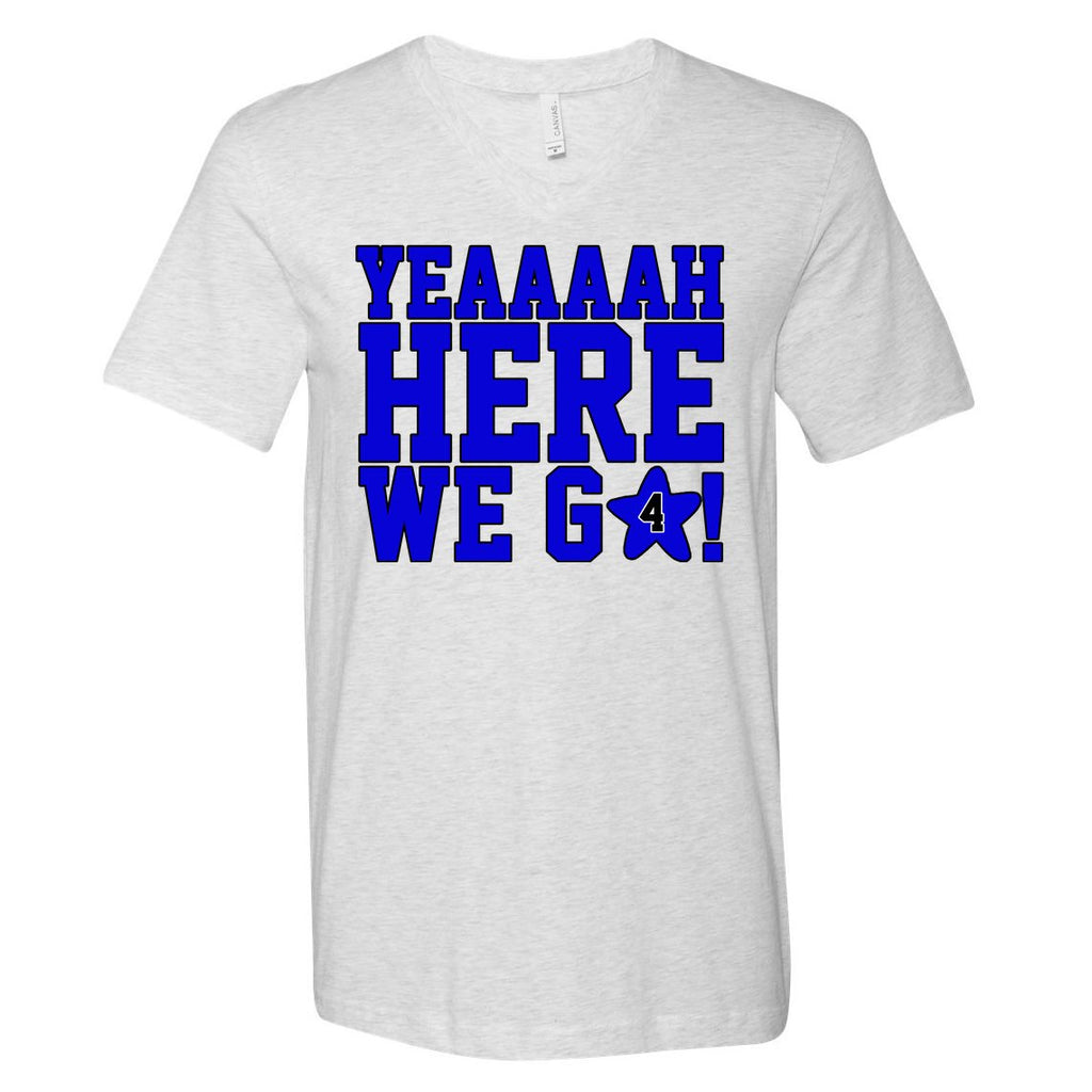 Yeah Here We Go Dallas Football Sport V-Neck T-Shirt