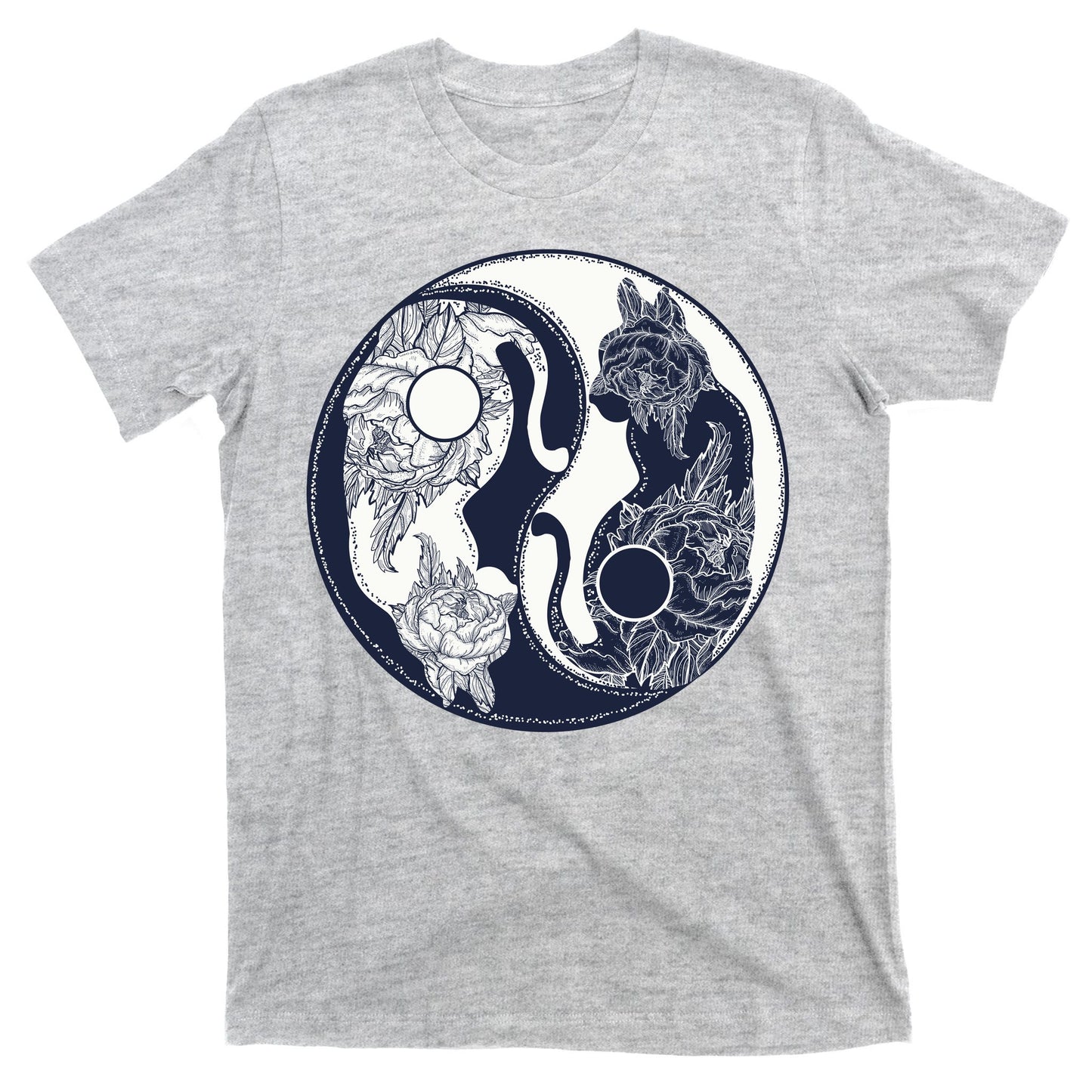 Yin Yang Cat Logo T-Shirt