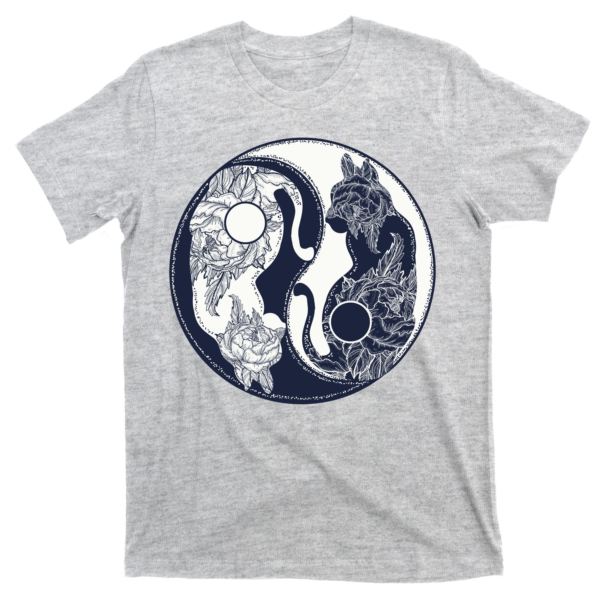 Yin Yang Cat Logo T-Shirt
