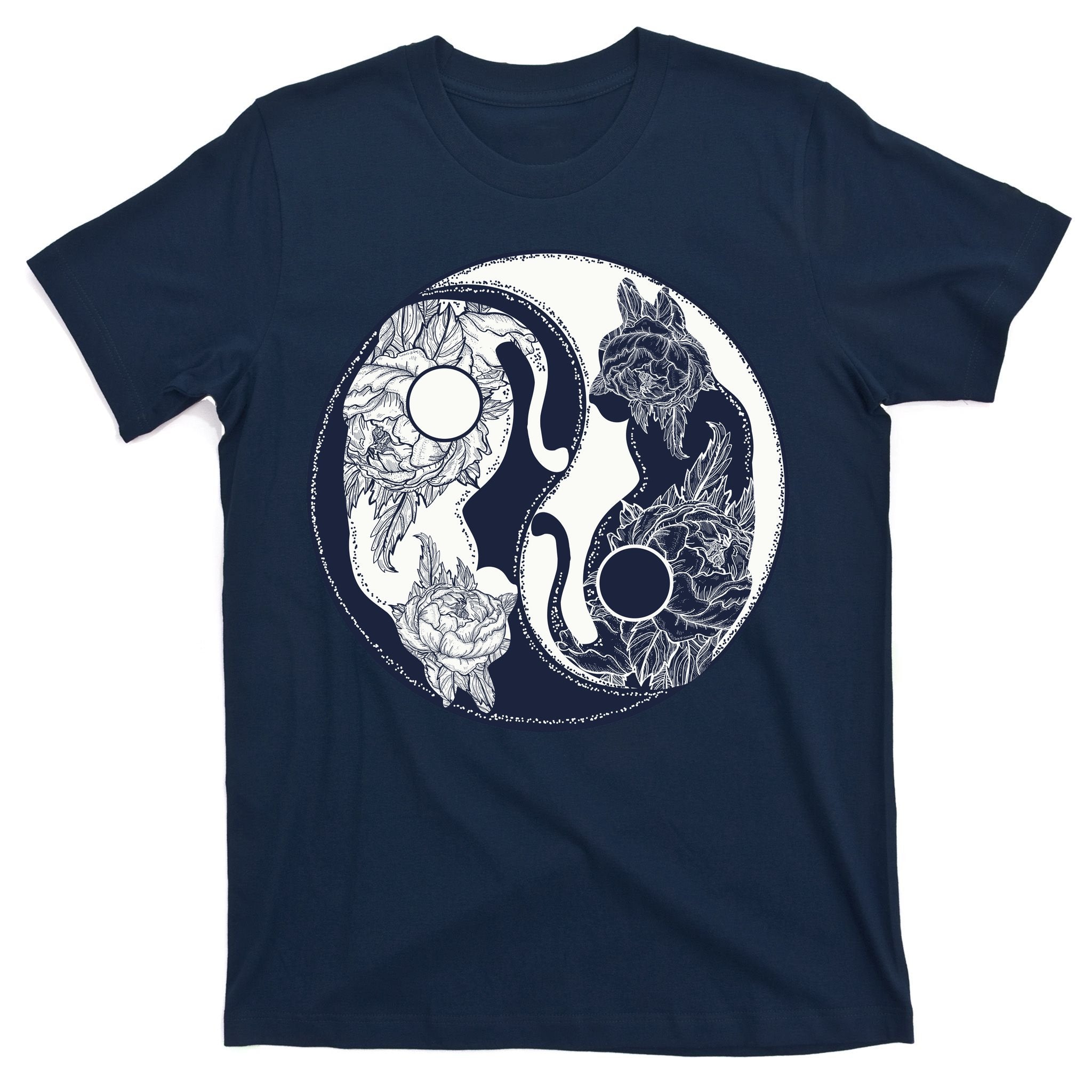 Yin Yang Cat Logo T-Shirt
