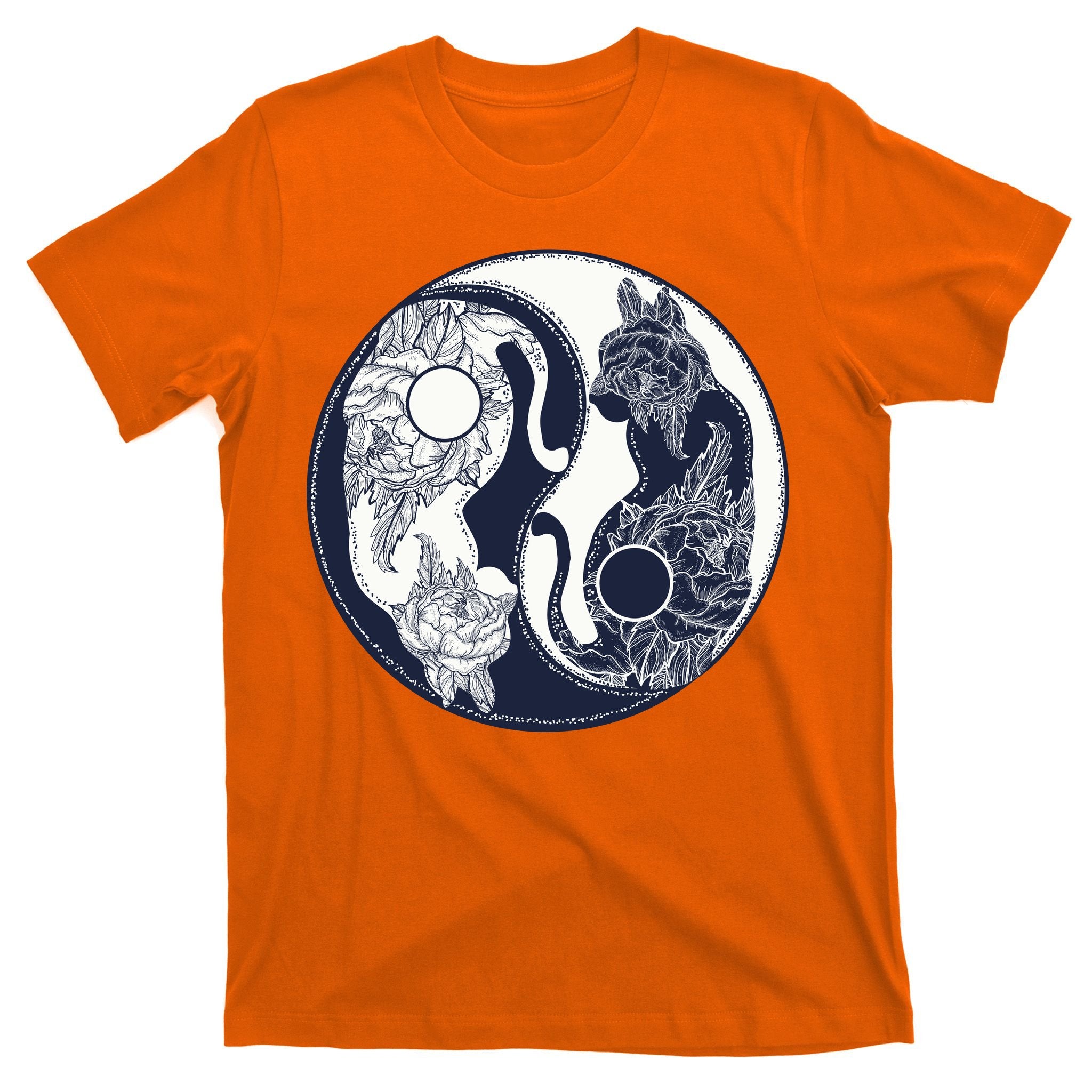 Yin Yang Cat Logo T-Shirt