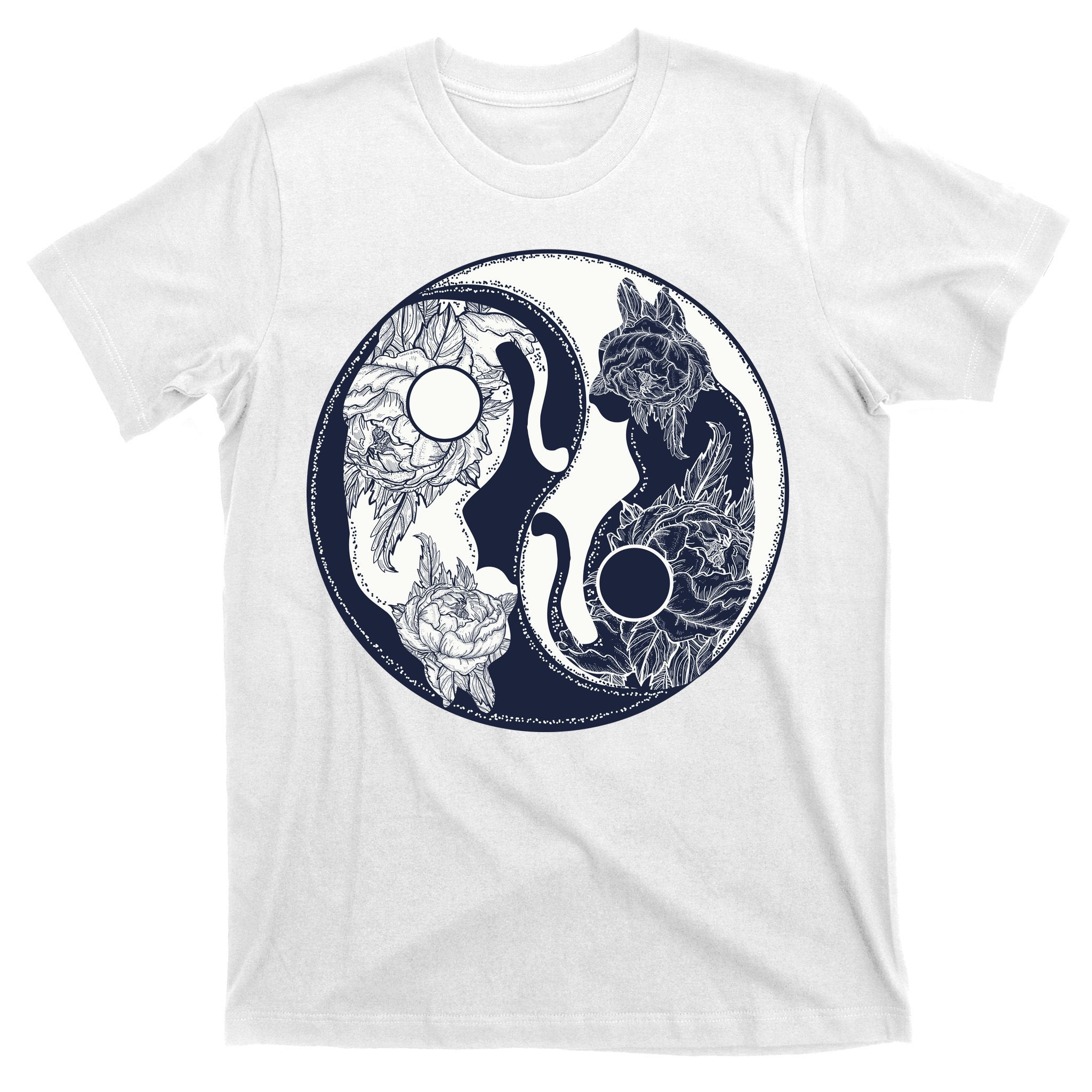 Yin Yang Cat Logo T-Shirt