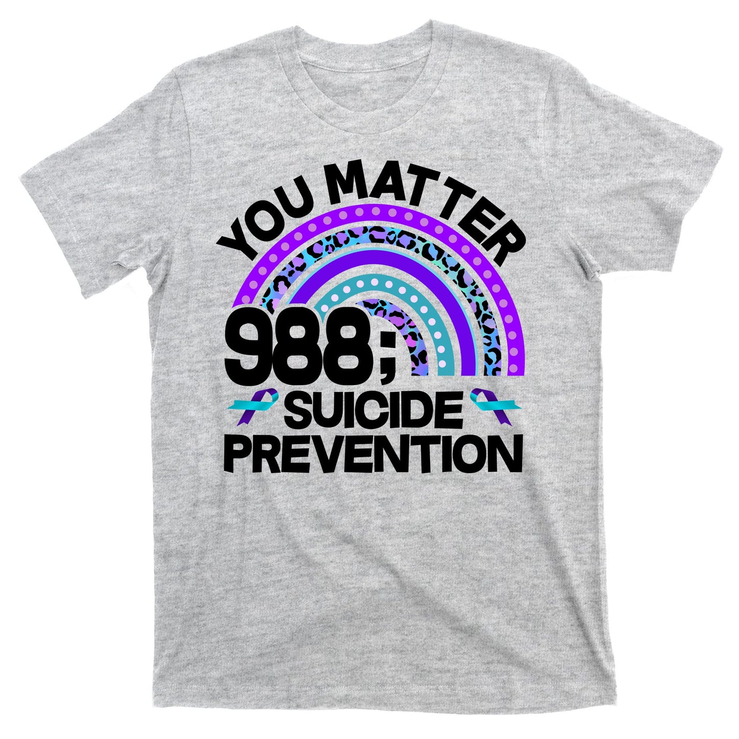 You Matter 988 Semicolon Suicide Prevention T-Shirt