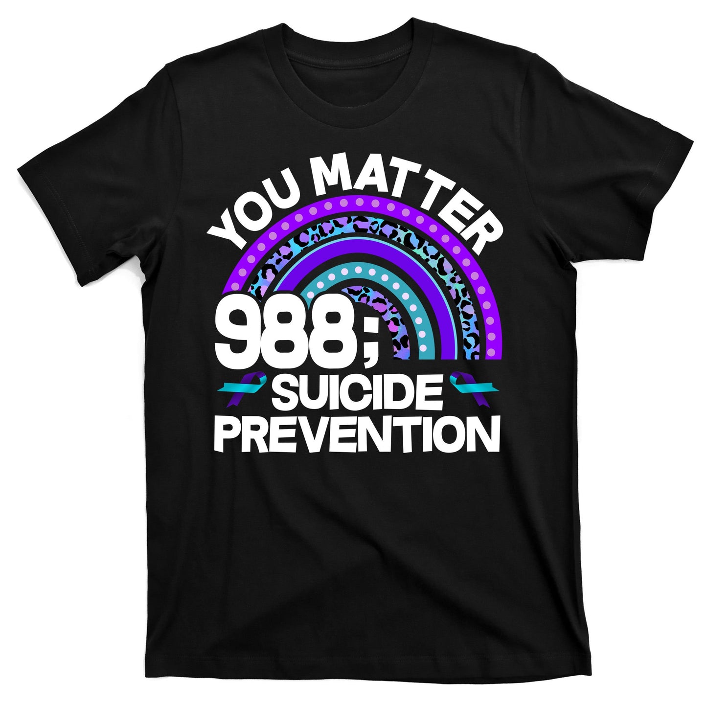 You Matter 988 Semicolon Suicide Prevention T-Shirt